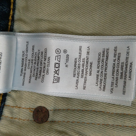 Polo Ralph Lauren Sullivan men's slim fit button fly low rise denim blue jeans - Picture 11 of 14